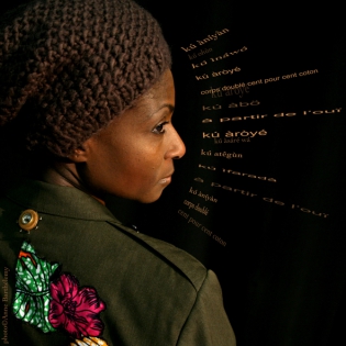  visuel pour ‟Them No Go See‟ de la Cie IGI, avec Sophiatou Kossoko, 2012